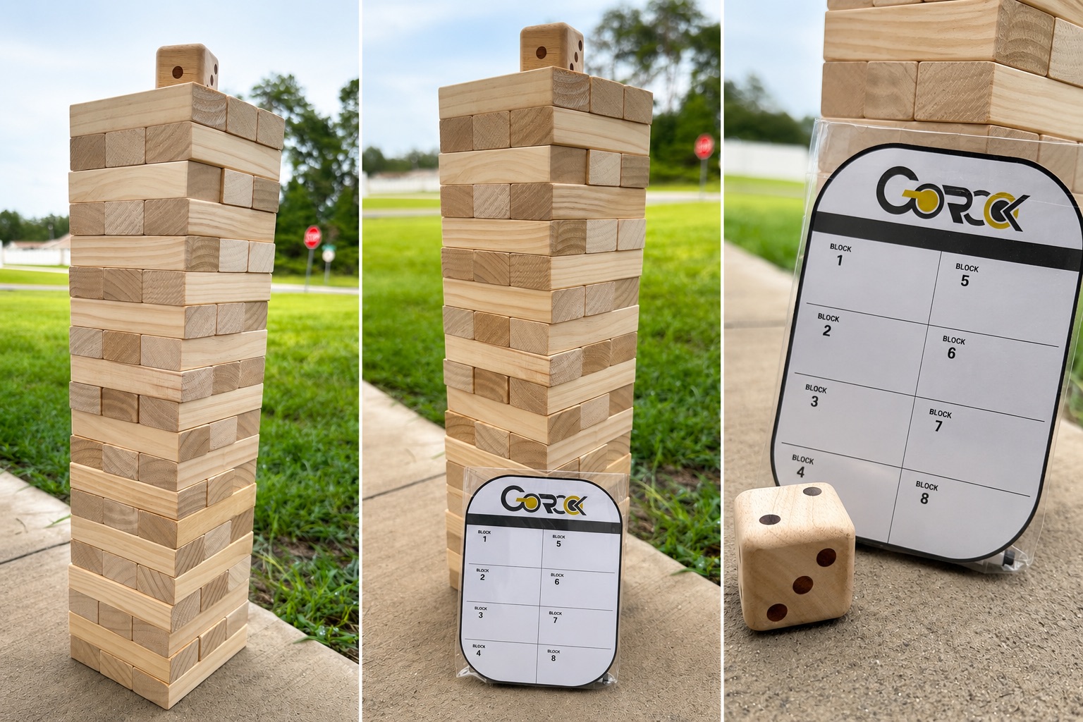 Giant Jenga Outdoor Game Giant Jenga Outdoor Game
