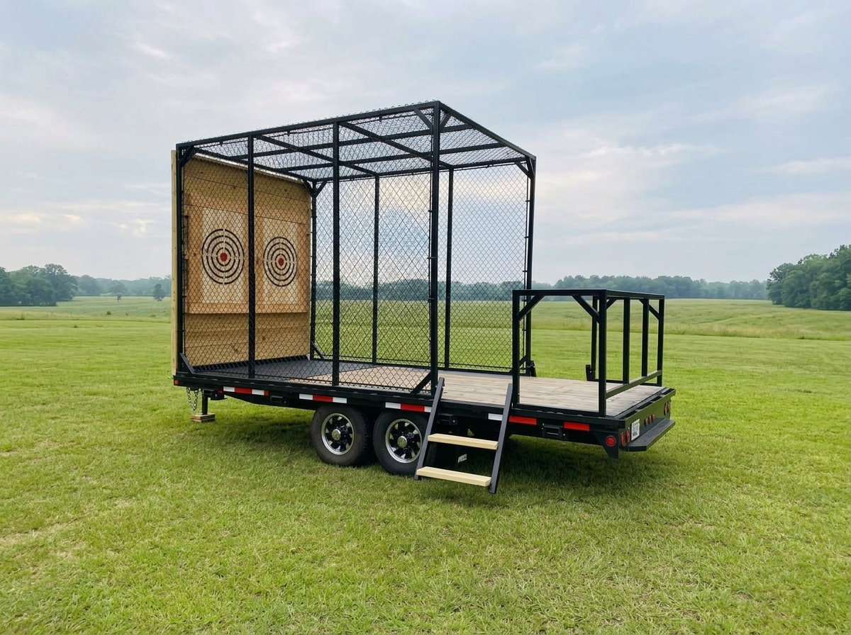 Axe Throwing Trailer Axe Throwing Trailer
